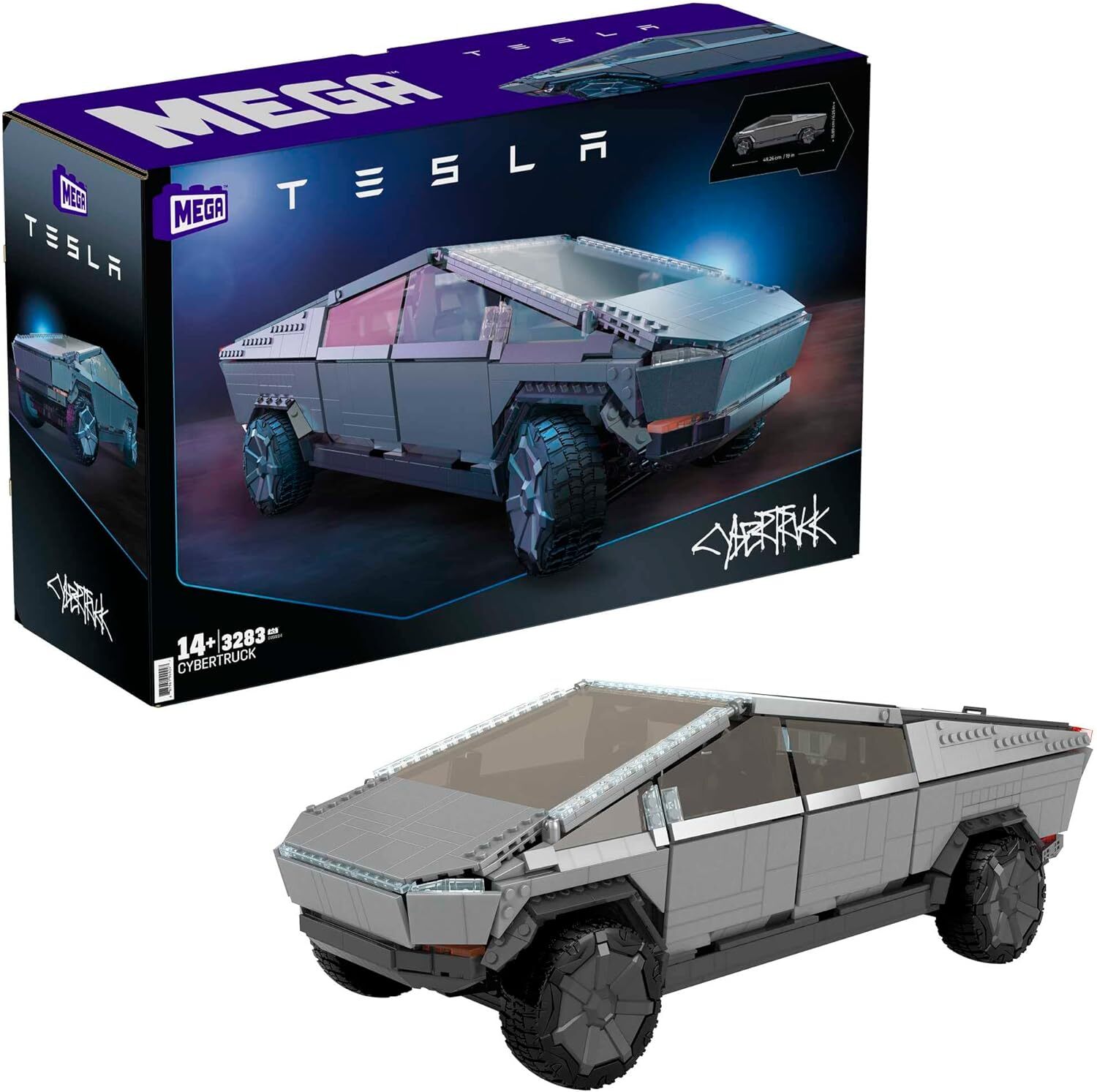 MEGA Construx GWW84 - Tesla Cybertruck Массачусетский технологический институт 4 июля в торговом центре offnen 34890₽