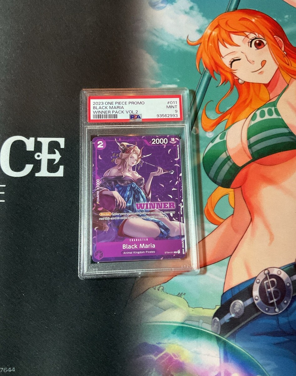 ONE PIECE ブラックマリア　海外限定　プロモ　winner PSA9 PSA 9 Black Maria ST04 011 WINNER One Piece Card Game Tournament