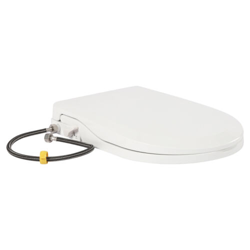Sedile WC Bidet Non Elettrico, per WC Allungato, Bianco, Doppio Ugello! - Foto 16 di 18