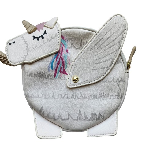 Betsey Johnson Mini Backpack Unicorn Cat Rainbow Clear Black  display picture 1