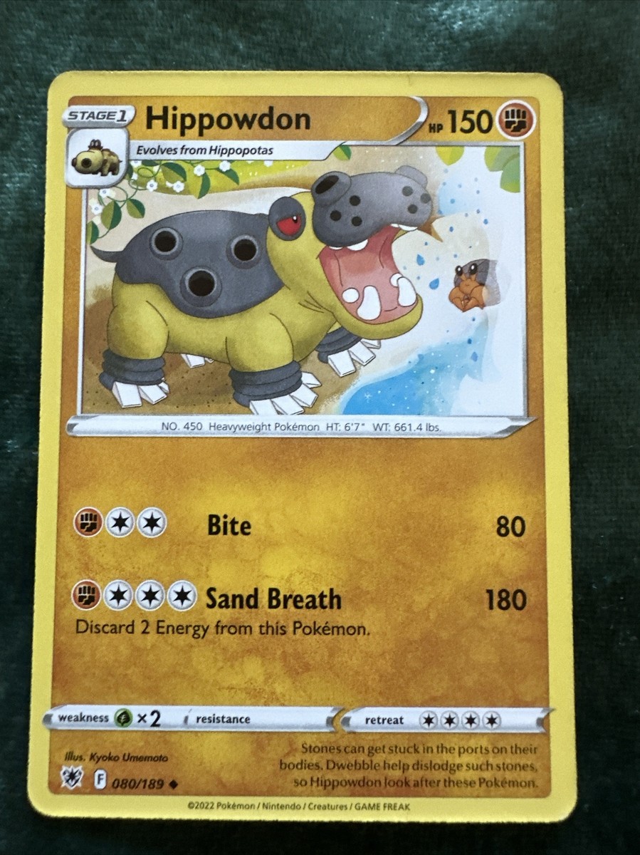 Hippowdon 080/189 - Astral Radiance - Uncommon - Pokemon Card TCG