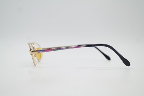 Vintage Glasses CHARMANT 4031 Titanium Gold Multicoloured Oval Frame - Picture 2 of 6