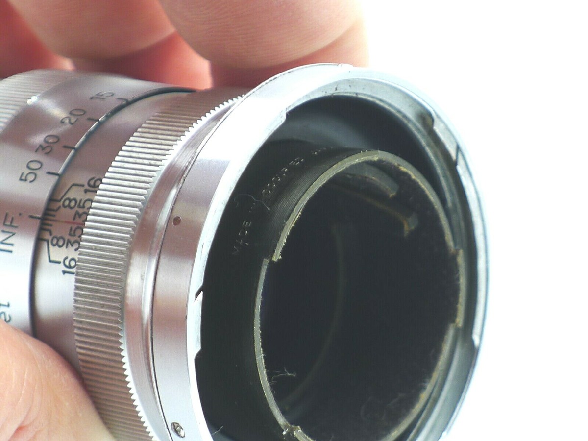 [MINT] Nippon Kogaku Tokyo/Nikkor 13.5cm 1:3.5 rangefinder lens Occupied  Japan.