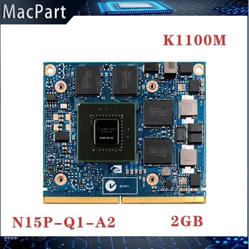 Tarjeta Gráfica Quadro K1100M 2GB N15P-Q1-A2 iMac A1311 A1312 Dell HP Soporte X