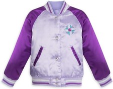 Disney Store Frozen Varsity Jacket Girl Size 4