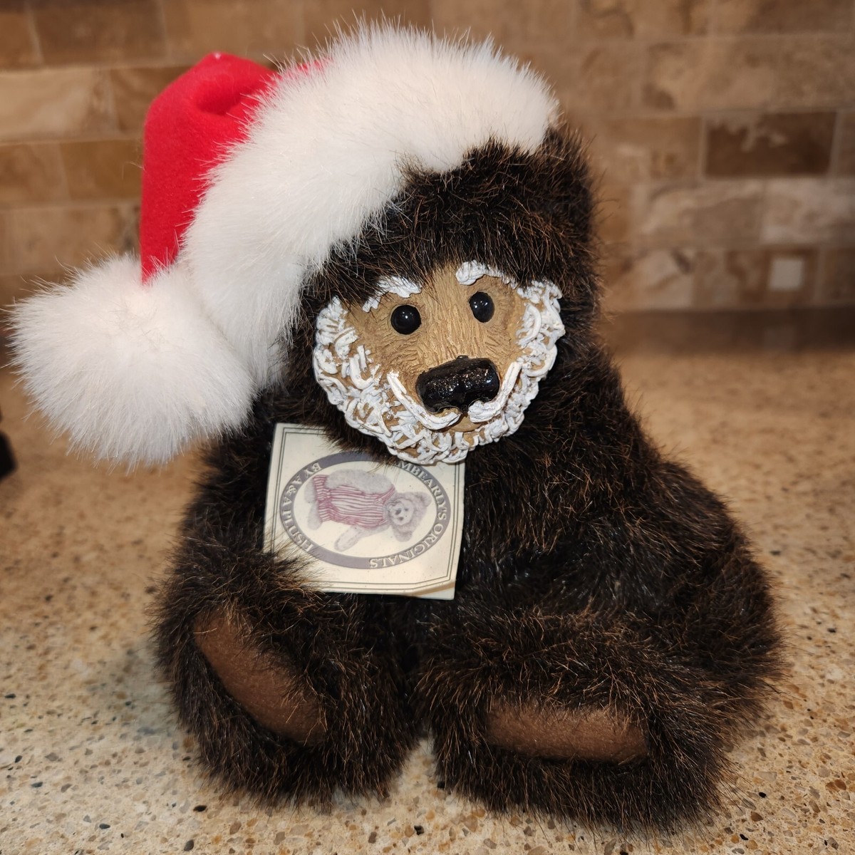 けいち【新品未開封】nene様 メモパッド Christmas Bear Vintage Santa Head with Raffia Beard “Christmas In July