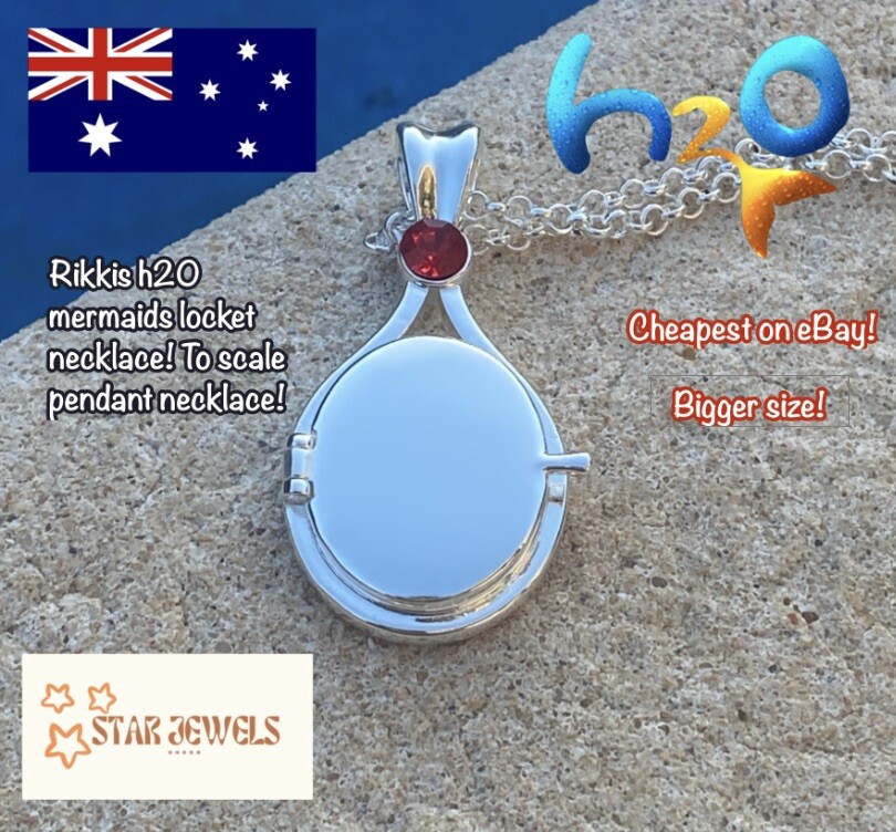 Rikkis H20 Just Add Water Mermaid Silver Locket Pendant