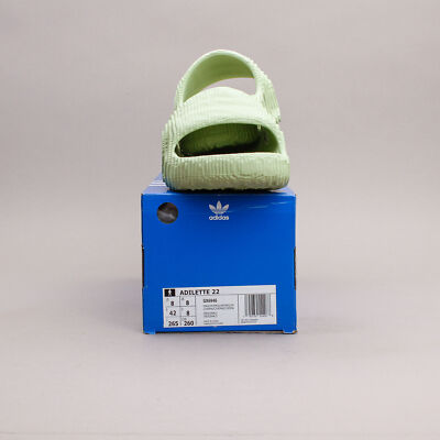 Adidas Originals Adilette 22 Slides Magic Lime 3D topography