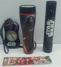 Star Wars force awakens Kylo Ren lot Torch, compass, ruler works 