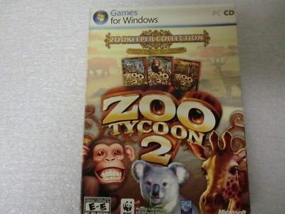 Zoo Tycoon 2 Zookeeper Collection, Espèces En Danger, PC, Bon état