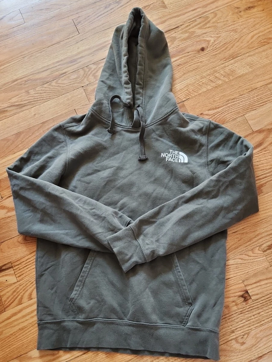 Army green online north face hoodie