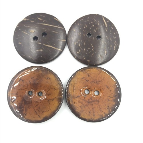 5pcs Coconut Shell Enamelled Buttons Sewing Tools Clothing Accessories 40mm - Picture 21 of 21