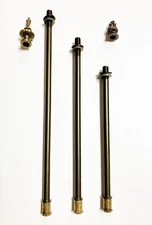 Lamp Parts-Tiffany Shade Riser/Threaded Pipe Kit, Bronze, Available in 3 Sizes