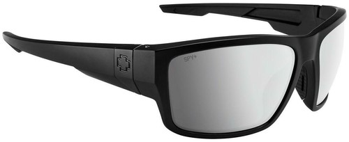 Spy Optics Dirty Mo Tech SOSI Matte Black Sunglasses Grey Silver Spectra Mirror - Picture 2 of 6