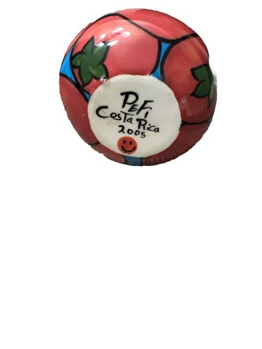 Mini jarrón de cerámica PeFi firmado artesanalmente con tema de vivero de la selva - Imagen 4 de 6