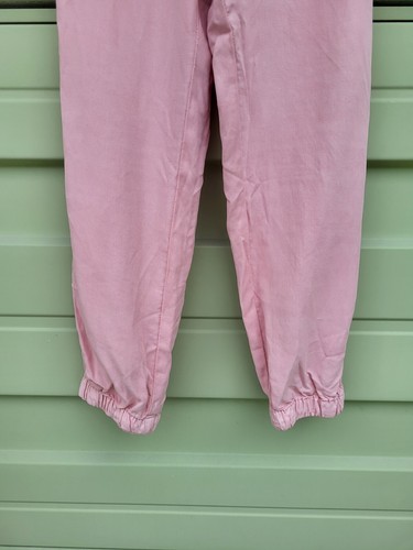 ZARA Kids Girl CARGO jeggings PINK ELASTIC WAIST PANTS 9 years 134 CM #D166B - Picture 5 of 12
