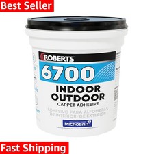 1 Gallon Latex Carpet Adhesive - Solvent-Free, Non-Flammable  Waterproof