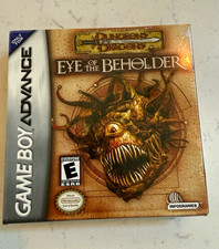 Infogrames D&D: Eye of the Beholder GBA Factory Sealed E 2002 RPG