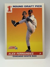 1991 Score Alex Fernandez Rookie Chicago White Sox #382