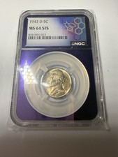 MS 64 Graded 1943 Year US Jefferson Nickels (1938-Now) for sale | eBay
