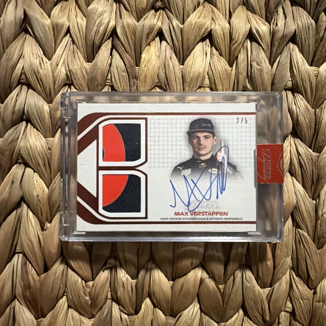 Max Verstappen Auto 2021 Topps Dynasty Formula 1 /5 Rare 💎💎💎
