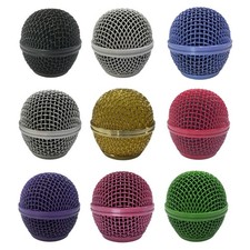Microphones Grille Replacement Mic Head Metal Meshed Cover for SM58S PGX24 SLX4