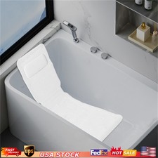 Full Body Bath Pillow Mat Spa Bathtub Pillow Back Neck Support Cushion Comfort