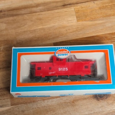 Model Power 9125 Red Safety Caboose HO Gauge Train Car
