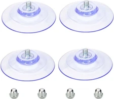 Upgraded/Classic Large Suction Cup with Screws 3.4"/85mm Plastic Suction Pads 4