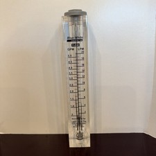 Blue-White F-55500L Flow Meter, 2-20LPM/0.5-5GPM, 1/2" NPT, 100mm Scale