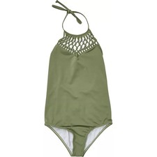 NWT Billabong Girls' Macrame Madness One Piece Swimsuit Size 7