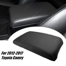 For Toyota Camry 2012 2013-2017 Leather Center Console Lid Armrest Cover Black For Toyota Camry 2012 2013-2017 Leather Center Console Lid Armrest Cover Black