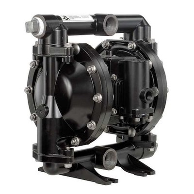 Aro Pd10a-Aap-Ftt Double Diaphragm Pump, Aluminum, Air Operated, Ptfe, 52 Gpm