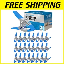 Versatile Heavy Duty Craft Clamps - 6 Inch, 24 Pack