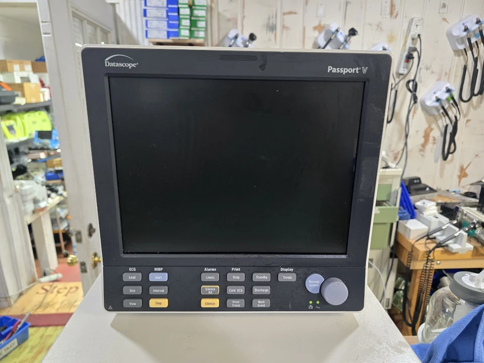 Monitor de paciente Datascope Passport V con Microstream CO2 Excelente estado  Foto 3 de 4