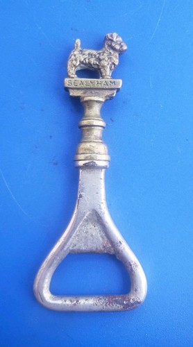 Vintage Brass Bronze Sealyham Terrier Dog Bottle Opener. England - Picture 2 of 3