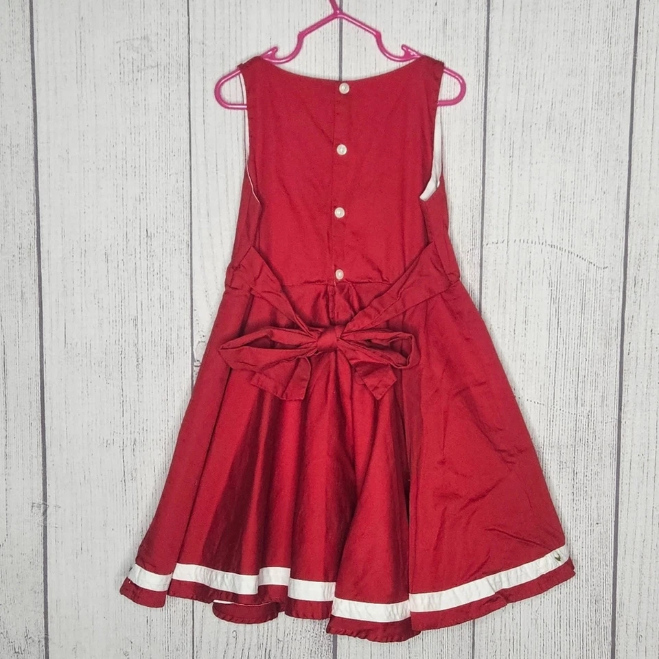 Vestido midi de Navidad Well Dressed Wolf Red Holly Berry, talla 6 Foto 4 de 4