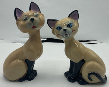 Vintage Wade Disney Lady & The Tramp Blow Up Figurines Si & Am Cats Collectable