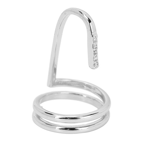 Decorative Nail Ring Fashion Fingertip Jewelry Nail Art Ring Ladies Wearing OMO - Picture 6 of 22