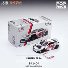XCARTOYS POP RACE 1/64 Toyota GR86 PANDEM CUSCO Removable Hood STOCK