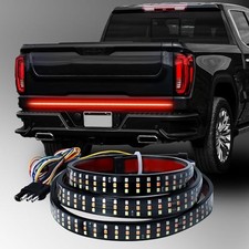 60 Inch Tailgate Light Bar Triple Row 432 LED Chips with Red 60" Triple Row