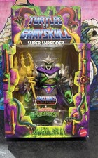 Turtles of Grayskull Origins Super Shredder Deluxe Action Figure NIB   Bonus