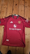 Manchester United 25/26 Home Jerseybt Shirt Size Medium Football Adidas With Tag