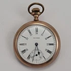 Antique Waltham Traveler Gold-Filled Pocket Watch, Pre-Owned, Runs (47#77)