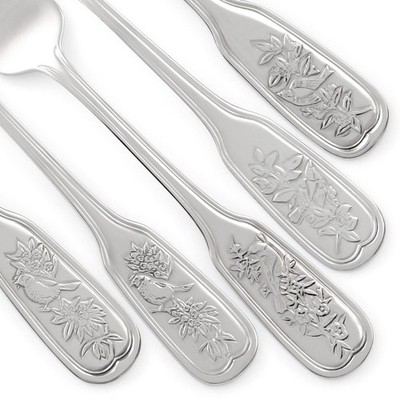 Towle TWS491 Stainless Bird Floral 18/10 Glossy Silverware CHOICE Flatware