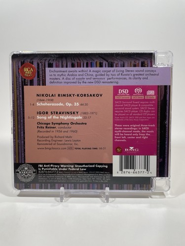 SACD: Rimsky-Korsakov - Scheherazade Reiner Super Audio CD Hybrid Living Stereo - Picture 2 of 4