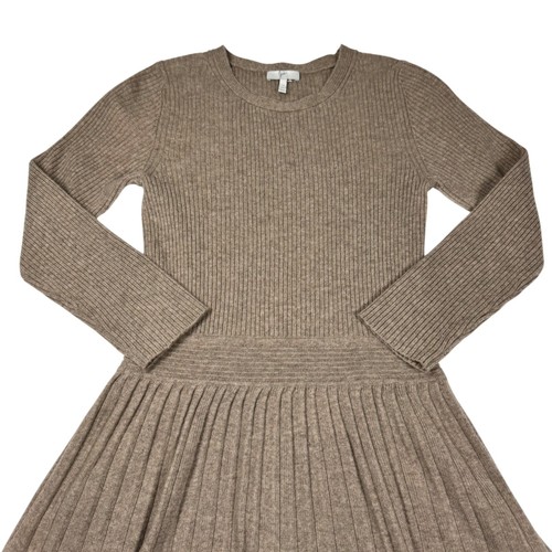 Joie Peronne Sweater Dress Sz.M Tan Cashmere Blend Minimalist Quiet Luxury - Picture 10 of 11