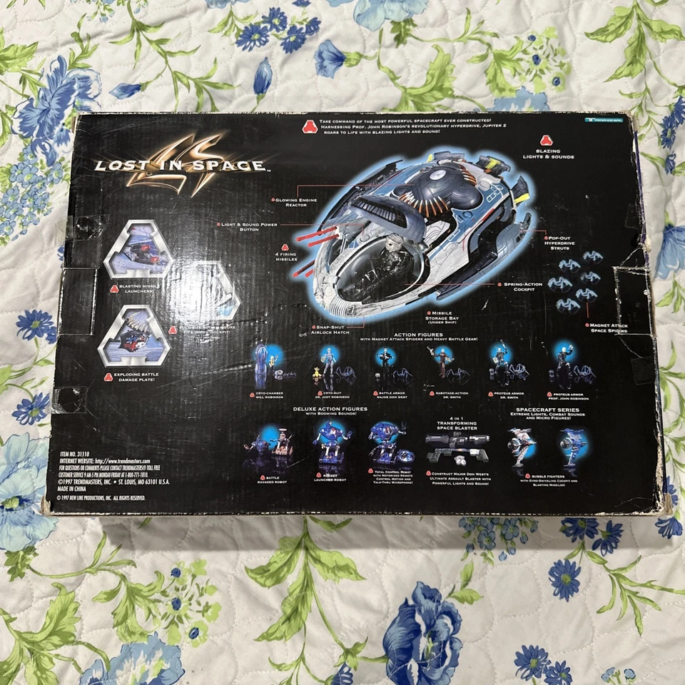 Película Lost in Space Deluxe Transforming Jupiter 2 luces y sonidos - 1997 Foto 2 de 4