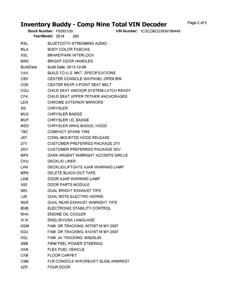 Compresor de aire acondicionado usado se adapta a: Chrysler 200 2014 3,6 grado A Foto 4 de 4