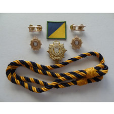 Royal Logistic Corps Cap Collar Badges - Shoulder Titles - TRF - British Army